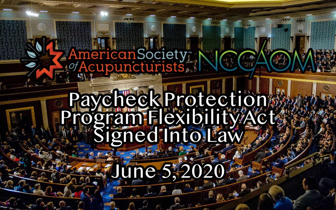 Paycheck Protection Program Flexibility Signed Into Law